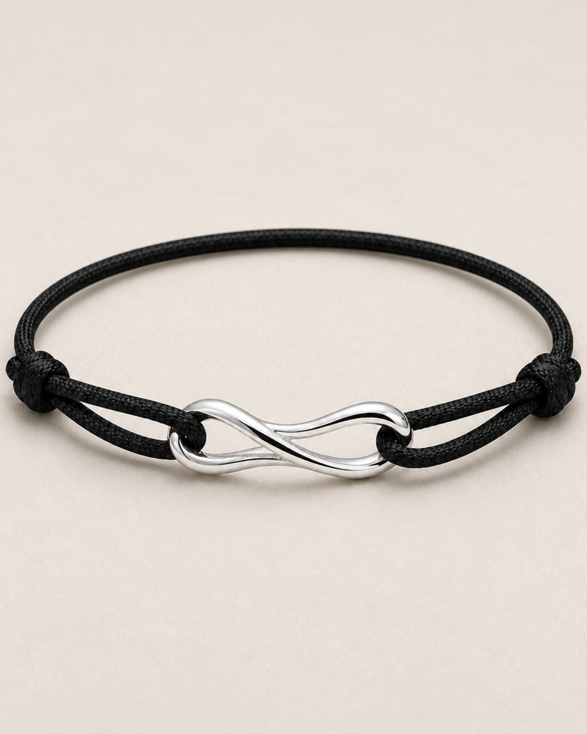 Silver Rope Bracelet