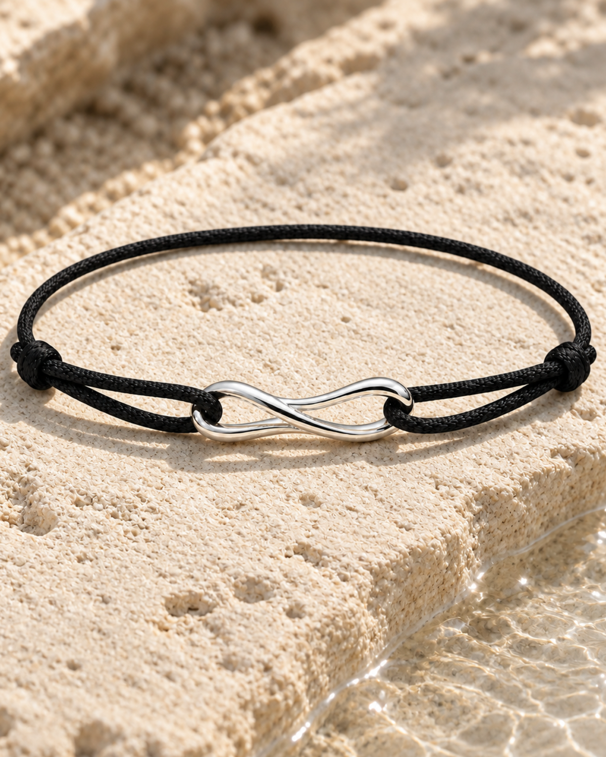 Silver Rope Bracelet