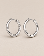 Silver Hoop Earrings