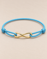 Gold|Blue Rope Bracelet