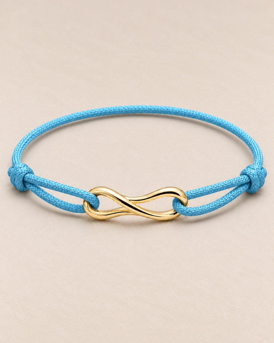 Gold|Blue Rope Bracelet