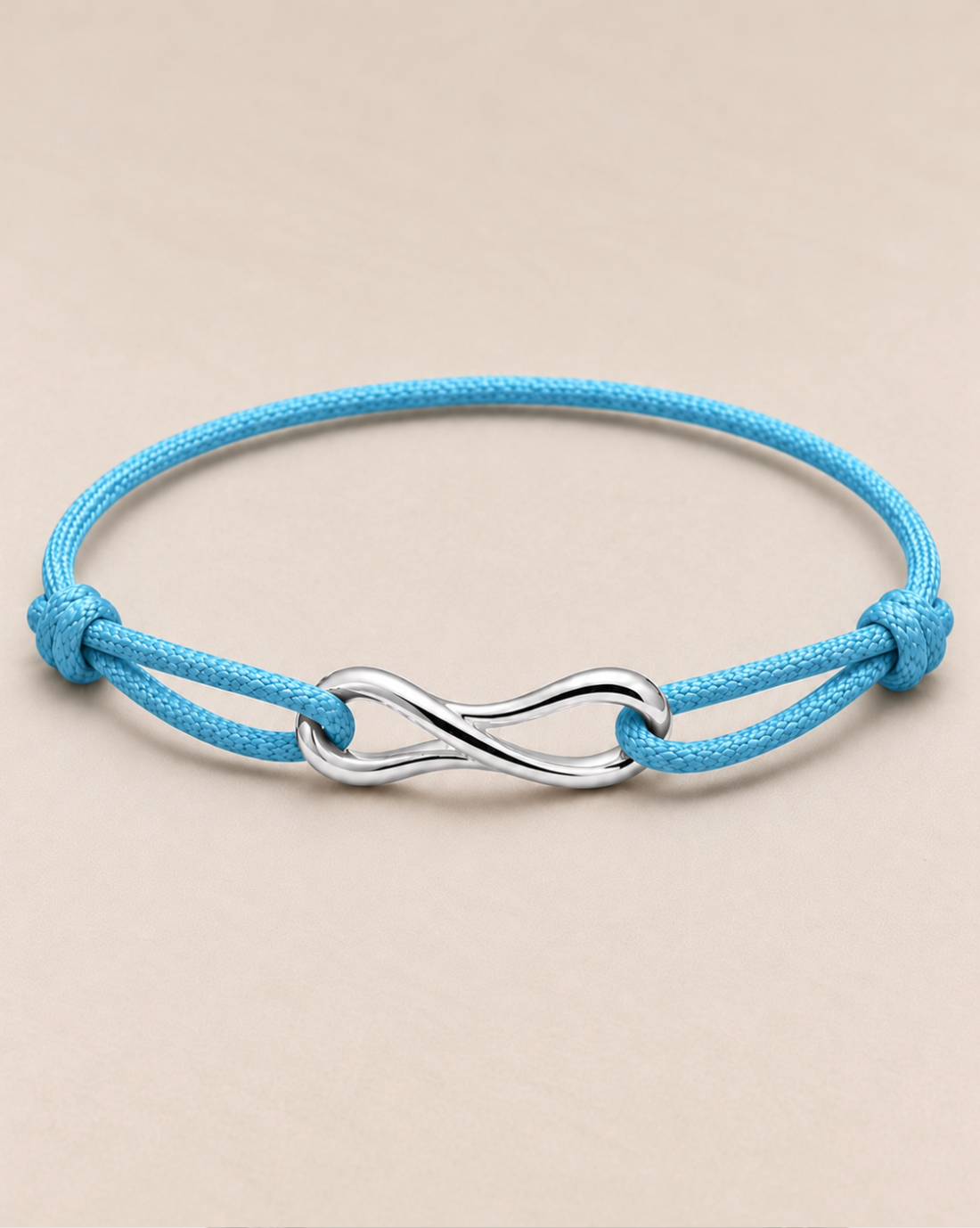 Silver|Blue Rope Bracelet